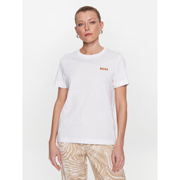 BOSS Boss Marškinėliai 50489525 Balta Regular Fit
