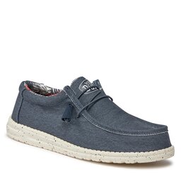 Hey Dude Półbuty Hey Dude Wally Stretch Canvas 40022-425 Blue