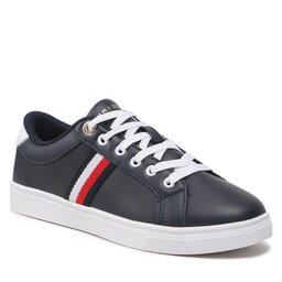 Tommy Hilfiger Laisvalaikio batai Tommy Hilfiger Essential Webbing Cupsole FW0FW07378 Space Blue DW6