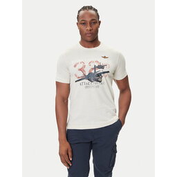 Aeronautica Militare Aeronautica Militare Camiseta 252TS2472UJ00708 Écru Regular Fit
