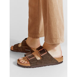 Birkenstock Шльопанці Birkenstock Arizona zamsz 0951313 Коричневий