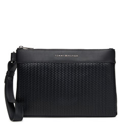 Tommy Hilfiger Saszetka Tommy Hilfiger Woven Pouch AM0AM13804 Czarny