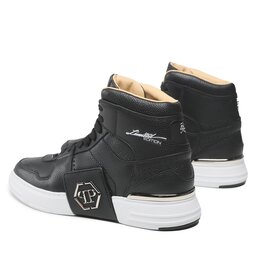 

Снікерcи PHILIPP PLEIN Hi-Top Sneakers Hexagon AABS USC0271 PLE010N Black 02, Чорний