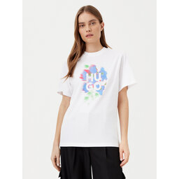HUGO HUGO Футболка Vintage 50534545 Білий Boxy Fit