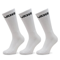 Vans Набір 3 пар високих чоловічих шкарпеток Vans Mn Classic Crew 9.5 VN000XSEWHT White