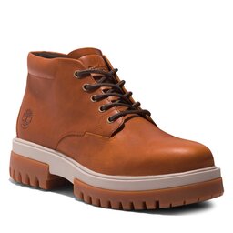 Timberland Schnürstiefeletten Timberland Arbor Road Wp Chukka TB0A5YHH2121 Md Brown Full Grain
