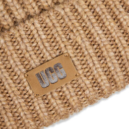 

Шапкa Ugg Chunky Pom Cuff 100026 Cam, Бежевий