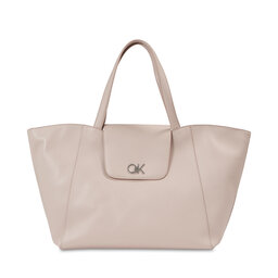 Calvin Klein Borsetta Calvin Klein Re-Lock Shopper W/Flap K60K611052 Shadow Gray PE1