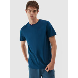 4F 4F Camiseta 4FAW23TTSHM0876 Azul Regular Fit