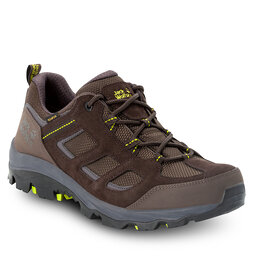 Jack Wolfskin Bakancs Jack Wolfskin Vojo 3 Texapore Low M 4042441 Dark Brown / Lime