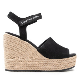 

Еспадрильї Calvin Klein Wedge Sandal Ankle Clip Su YW0YW00571 Black BDS, Чорний