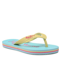 Pepe Jeans Tåsandaler Pepe Jeans Bay Beach Brand G PGS70048 Citron 040