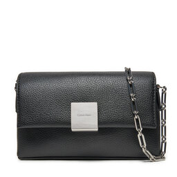 Calvin Klein Borsetta Calvin Klein Ck Plaque Sm Crossbody W/Chain K60K612785 Nero