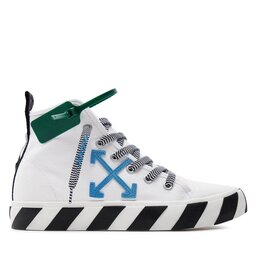 

Кеди Off-White Mid Top Vulcanized Canvas OMIA119S22FAB0010145 White/Blue, Білий