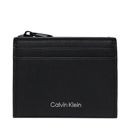 Calvin Klein Étui cartes de crédit Calvin Klein Ck Must 10Cc Cardholder W/Zip K50K511282 Ck Black Pique BEH