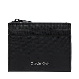 Calvin Klein Etui na karty kredytowe Calvin Klein Ck Must 10Cc Cardholder W/Zip K50K511282 Ck Black Pique BEH