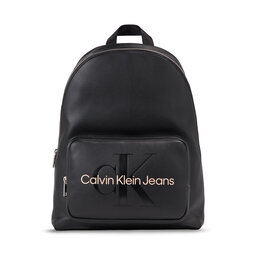 Calvin Klein Jeans Plecak Calvin Klein Jeans Sculpted Campus Bp40 Mono K60K608375 Black With Rose 01F
