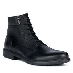 Geox Schnürschuhe Geox U Terence U367HD 00046 C9999 Black