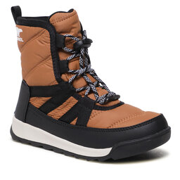 Sorel Μπότες Χιονιού Sorel Youth Whitney™ II Short Lace Wp NY3903-287 Elk/Black