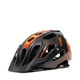 

Велосипедний шолом Uvex Quatro 1407752815 Titan/Orange, Сірий