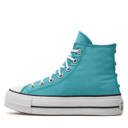 

Кеди Converse Chuck Taylor All Star Lift Platform Stars A06492C Ocean Drip/White/Black, Бірюзовий