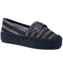 Tory Burch Espadrilles Tory Burch Penelope Platform Espadrille Mesh 57663 Navy/Navy Ivory/Navy 410