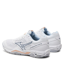 

Взуття Mizuno Wave Phantom 3 X1GB2260 White/Navy Peony/Peach Parfait 0, Білий