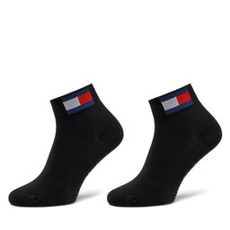 Tommy Jeans Zestaw 2 par wysokich skarpet unisex Tommy Jeans 701228223 Czarny