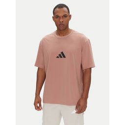 adidas adidas Marškinėliai Z.N.E. JC5480 Rožinė Loose Fit