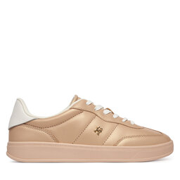 Tommy Hilfiger Sneakers Tommy Hilfiger Th Heritage Shiny Sneaker FW0FW09179 Beige