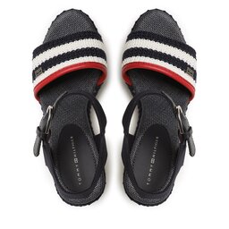 

Еспадрильї Tommy Hilfiger Feminine Crochet High Wedge FW0FW07274 Space Blue DW6, Cиній