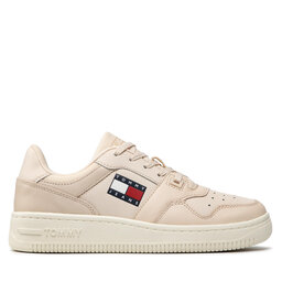 

Снікерcи Tommy Jeans Retro Basket Wmn EN0EN01723 Sugarcane AA8, Бежевий