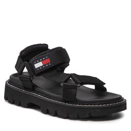 Tommy Jeans Sandały Tommy Jeans Chunky Sandal EN0EN01836 Black BDS