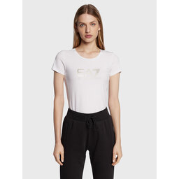 EA7 Emporio Armani EA7 Emporio Armani Camiseta 8NTT66 TJFKZ 0101 Blanco Slim Fit