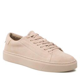 Calvin Klein Sneakersy Calvin Klein Low Top Lace Up Sue HM0HM00989 Silver Mink A04