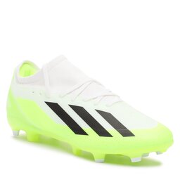 adidas Boty adidas X Crazyfast.3 Firm Ground Boots HQ4534 Ftwwht/Cblack/Luclem