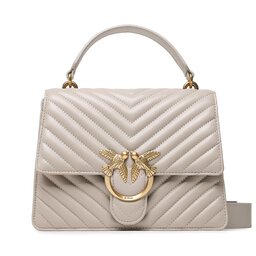 Pinko Geantă Pinko Love One Top Handle Classic Ligh PE 23 PLTT 100066 A0GK Grigio Pinquino I30Q
