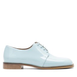 Simple Oxford Schuhe Simple VALENCIA-107725 Himmelblau