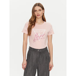 Guess Guess Футболка W5GI05 I3Z14 Рожевий Regular Fit