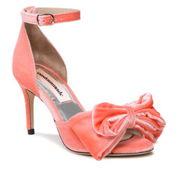 Custommade Sandale Custommade Marita Velvet 999620031 Mandarina Red 232