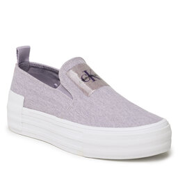 Calvin Klein Jeans Kedai Calvin Klein Jeans Bold Vulc Flatf Slipon Wn YW0YW01040 Lavender Aura VUP