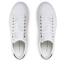

Снікерcи Tommy Hilfiger Th Hi Vulc Street Low Lth Ess FM0FM04896 White YBS, Білий