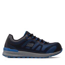 Skechers Polobotky Skechers Bulklin 77180EC/BLU Černá