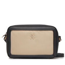 Tommy Hilfiger Sac à main Tommy Hilfiger Th Essential S Crossover Cb AW0AW15701 White Clay / Black 0F4