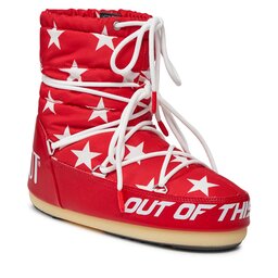 Moon Boot Stivali da neve Moon Boot Light Low Stars 14601700002 Red / White 002