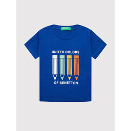 United Colors Of Benetton United Colors Of Benetton T-Shirt 3I1XG102N Μπλε Regular Fit