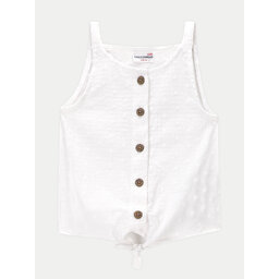 Coccodrillo Coccodrillo Τοπ WC4140501HGK Λευκό Regular Fit