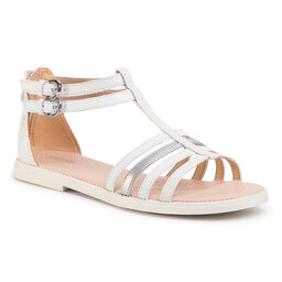 Geox Sandále Geox J S.Karly G. D J7235D 05402 C1000 S White
