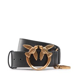 Pinko Cinturón para mujer Pinko Cinerus H4 Belt 1H2143 A07Z Nero/Antique Gold Z99Q