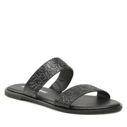 Calvin Klein Jeans Чехли Calvin Klein Jeans Flat Sandal Twostraps Em Pa-Pl YW0YW00141 Black BDS